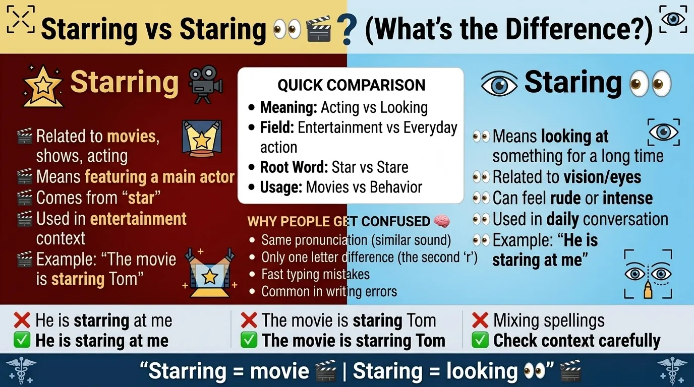 starring or staring