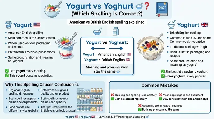 yogurt or yoghurt