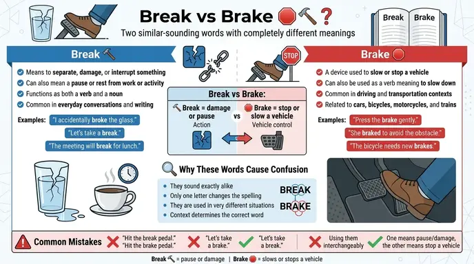 break or brake