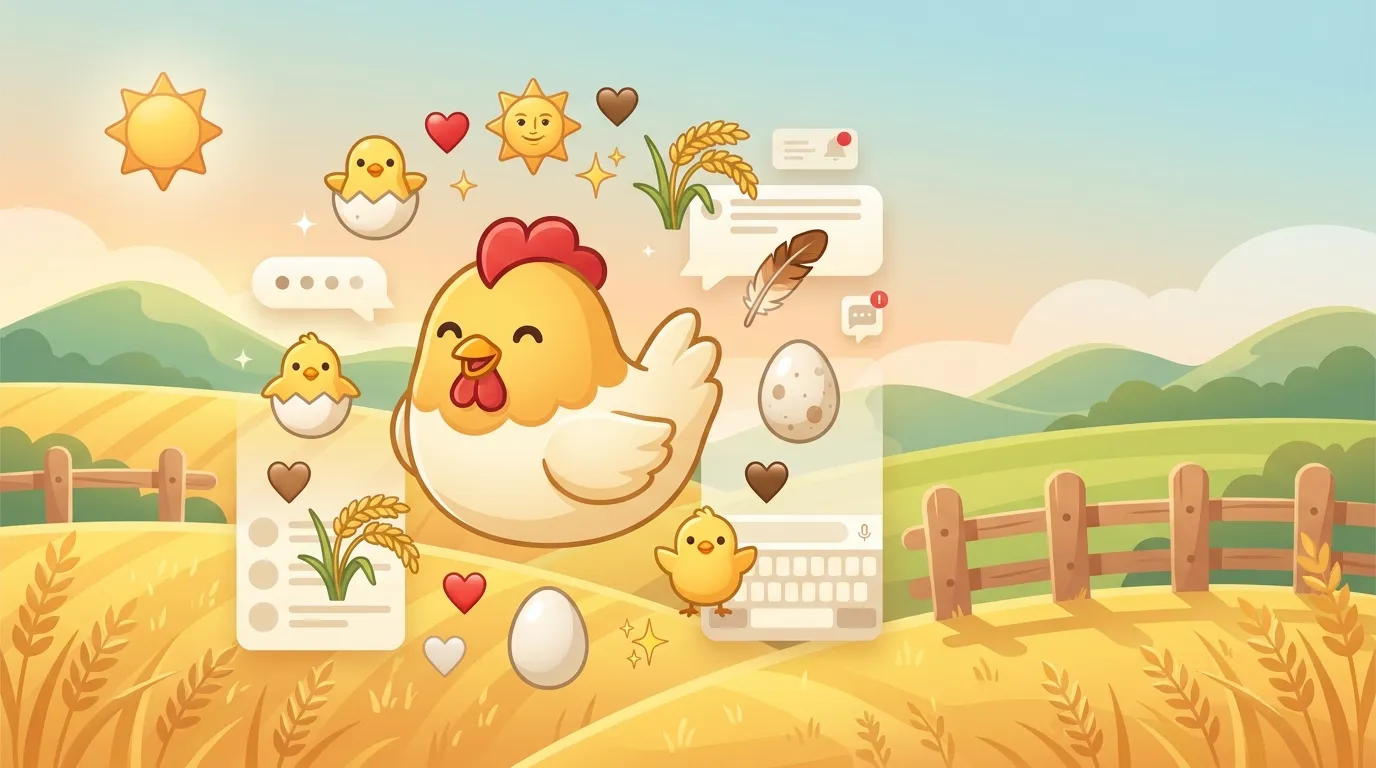 chicken emoji