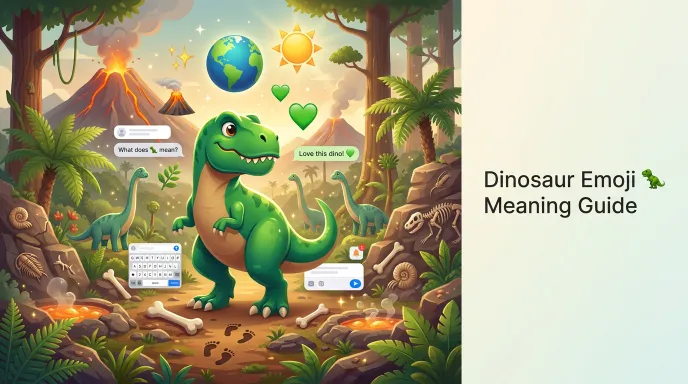 dinosaur emoji
